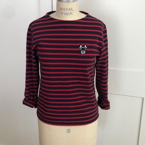 Saint James striped knit top
